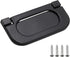 Yoohey 2 Pack Modern Flush Ring Pull Flush Mount Door Pull Handle 2.5 Inch Hole Distance Zinc Alloy Flush Recessed Handle for Cabinet Kitchen Furniture, Black by Yoohey Hitefu
