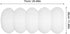 HOMSFOU Paper Floor Lamp Shade Replacement, White round Japanese Paper Lantern, Floor Lighting Shade for Living Room