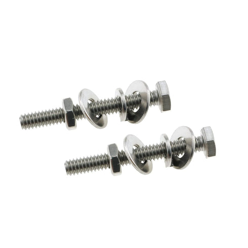 E-outstanding One-Way Tamper Resistant Screw Set, 4 Stainless Steel Mounting Bolts for Stop Signs and Traffic Signs
