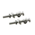 E-outstanding One-Way Tamper Resistant Screw Set, 4 Stainless Steel Mounting Bolts for Stop Signs and Traffic Signs