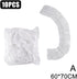 Calsgkspray 10Pcs White Thickened Disposable Dust Cover,Clear Kitchen Appliance Covers,for Toaster Oven Blender Instant