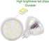 MR16 LED Light Bulbs, AC/DC12V Non-dimmable GU5.3 4W Spotlights, 6000K Cool White, Pack of 2