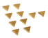 Accusize Industrial Tools Tpg322 Tin Coated Carbide Inserts, 10 Pcs/Box