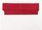JAM PAPER Foil Lined Invitation Envelopes, 3 7/8 x 8 1/8, White with Red Foil, 50/Pack