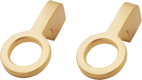 SANCHAKOU Cabinet Furniture Pulls 2 Pack Brass Wardrobe Handle Cabinet Wine Cabinet Bedside