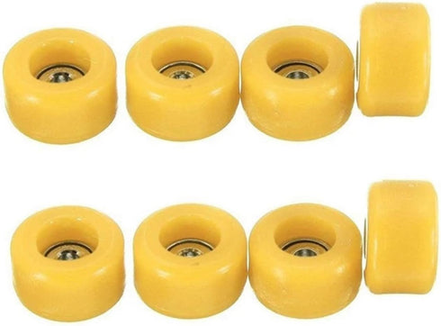 RNUDBLSK 8 Pcs Professional PU+Metal Bearing Wheels for Wooden Fingerboard