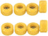 RNUDBLSK 8 Pcs Professional PU+Metal Bearing Wheels for Wooden Fingerboard
