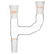 XCD Claisen Distillation Adapter, 3-Way with 24/40 Joints Lab Connecting Adapter
