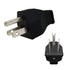 3 Prong NEMA 5-15P Power Adapter Replacement Plug, 3-Pin 15A 125V Male Rewirable Plug (2 Pcs, Black)