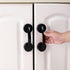 YIDELAI Easy to Install Adhesive Cabinet Handles, Suction Cup Handles for Glass and Sliding Doors