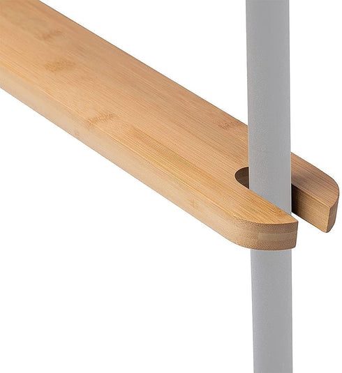 WEITING 4 High Chair Footrest, Non-Slip Adjustable Natural Bamboo Wooden Foot Rest for Baby High Chair Footrest