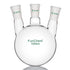 Three Neck Round Bottom Flask, Glass 3-Neck Boiling Flask with 24/40 Standard Taper Joint, 1000 mL