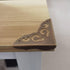 Corner Protector Edge, 4 Pcs Antique Metal Decorative Box Bumpers for Cabinet Jewelry Box Furniture Hardware