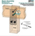 Ozco Building Products Ironwood 8-inch Post to Beam Flush Connector - 2 per Pack