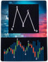 Wall Street Merch Stock Market Chart Patterns Flash Cards for Beginner Day Trading and Learning Bull and Bear Markets
