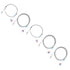 Thermocouple K Type, M6 Screw Fine Thread Temperature Sensor Wire 0-400 1M/2M/4M/5M (2M)