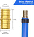 10 Pack PEX Fittings, 3/4" Straight Coupling Brass Fittings for PEX Tubing Pipe (3/4" Coupling)