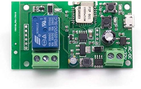 Wireless Jog Relay Momentary/Self-Locking Switch Module, DIY Smart Home Remote Control, WiFi Relay Switch