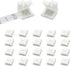 DAYBETTER 20 Pcs 4 Pin Led Light Connectors, 10mm Wide Led Connectors Unwired