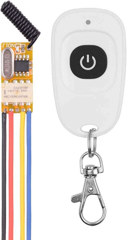 ZABLL DC 3.7V - 12V 5V Mini Size Relay Remote Control Switch, 433Mhz