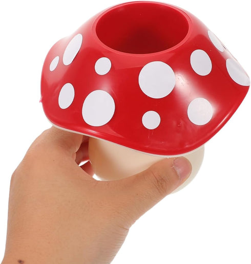 5.00X5.00X4.33In LALAFINA Mushroom Pen Holder Cute Desk Organizer Pencil Cup Desktop Stationery Storage Box for Office