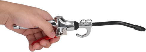 High Volume Powerful Industrial Air Blow Gun with Angled Nozzle for Pneumatic Air Compressor, Dust Cleaning Tool