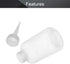 Utoolmart 6pcs Squeeze Bottle - 250ml Plastic Glue Oil Wash Bottles for DIY Label Tattoo
