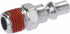 WYNNsky Air Coupler and Plug Kit, 1-pc 1/4'' FNPT ARO Style Coupler & 1-pc 1/4'' MNPT ARO Style Air Plug