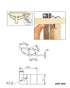 40 Packs Table Top Fasteners, Z Clips for Table Tops, Black