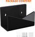 Richboom Black Acrylic Mail Holder, Envelope Holder for Desk Countertop, Letter Holder for Home Office School