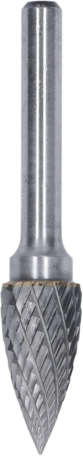 Carbide Rotary File - 1/4inch Shank Rotary File Die Grinder Burr Bit for Woodworking and Engraving.