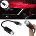 Jubilayured 1Pc Red Wall Sconce with Red Light, Mini Led Projection Lamp Star Night, USB Car Roof Star Projector Night