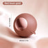 Lint Roller Hair Remover Ball, Portable Diatom Mud Ball Cleaner for Clothes and Furniture (Red Bean Gold)