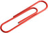 JAM PAPER Colorful Jumbo Paper Clips, Large 2 Inch, Red Paperclips, 75/Pack