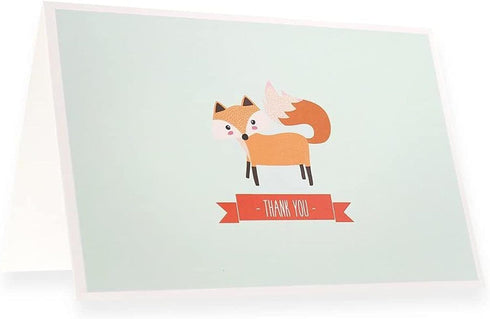 6 Pack 48, 4 6 Best Paper Greetings Baby Shower Thank You Cards with Envelopes - Funny Woodland & Cute Animal Designs
