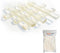 Franklowe Clear Plastic Setting Blocks for Glass and Mirrors, Pack of 100 PC