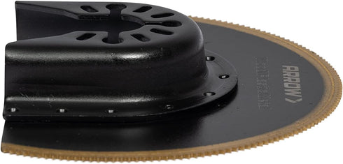 Arrow OSC35CA Titanium Coated Bi-Metal Oscillating Tool Radial Saw Blade - 3-1/2 Inch for Woodworking, Drywall, PVC,