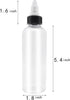 3 Pcs 6oz Dispensing Bottles, Plastic Squeeze Bottles with Twist Top Cap by XYSMZM