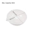 uxcell Evaporating Dish Basin High-Temperature Resist Porcelain 60ml Round Form with Spout 2pcs for Lab Supply Heating Liquid Scientific Teaching Experiments