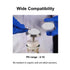 BE-TOOL 50pcs 47mm, 0.22m, PM10 Glass Fibre Microporous Filter Membrane, Diameter Aperture Air Membrane Filters for TPS