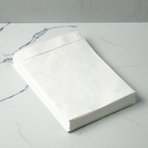 LUXPaper Open End Envelopes, Peel & Press, 7 1/2" x 10 1/2", Tyvek, 50 Qty