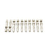 10Pcs 4mm Banana Plugs, Solder DIY Banana Plug Connectors for Multimeter Test Leads Probes