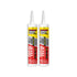 Super Glue Total Tech White All-In-One Adhesive & Sealant - 9.8oz Cartridges (Pack of 2)