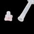 uxcell 2PCS 50ml Long Neck Clear Plastic Volumetric Measuring Flask, Heatproof for Laboratory