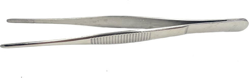 4Pcs 304 Stainless Steel Tweezers: 6" 7" 8" 10" with Precision Serrated Tips for Jewelry, Crafts, and Cooking.