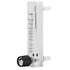 LZQ-7 Flowmeter with Control Valve 1-10LPM for Unidirectional Gas/Oxygen/Air Measure, 8mm Barbs