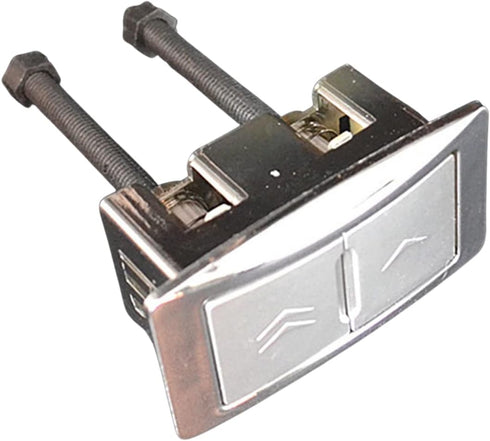 LICHIFIT Rectangle Dual Flush Toilet Water Tank Switch Button, Replacement Repair Accessories