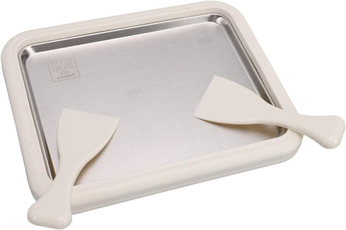 Frozen Rolled Ice Cream Maker, Yoghurt Plate Ice Cream Maker Machine, Soft Serve Slushies Gelato Pan and Roll, for Home
