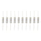 YOKIVE 10 Pcs Metal Oxide Film Resistors, 5W, 10 Ohm, Axis Lead Resistor, Great for Electric Power Equipment, Grey
