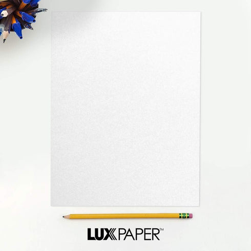 LUXPaper 8.5" x 11" Paper, Letter Size, Crystal Metallic, 80lb. Text, 50 Qty